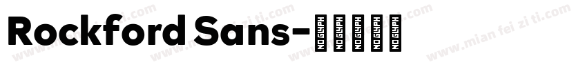 Rockford Sans字体转换